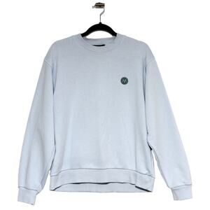 MAVI Jeans Baby Blue Crew Neck Sweatshirt Size Medium